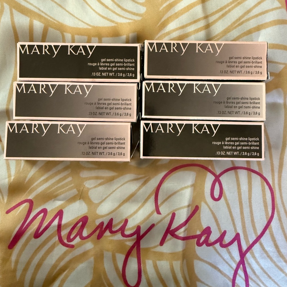 Mary Kay Semi-Shine Lipstick Set - bundle of 6